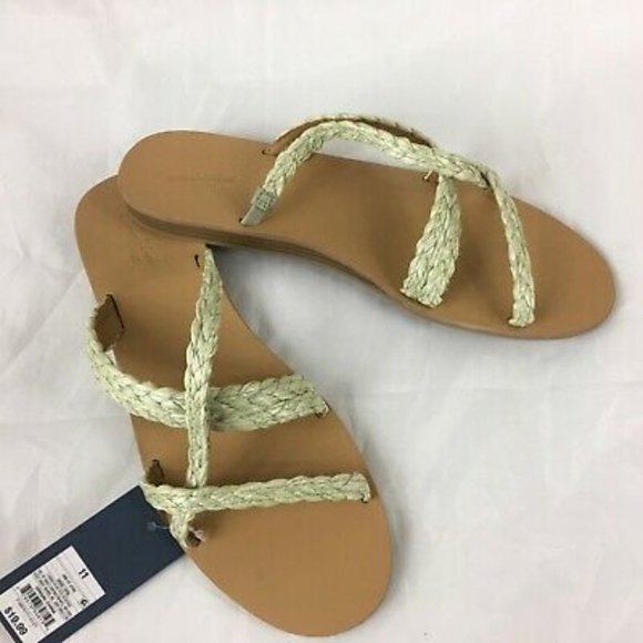 Universal Thread Opal Strappy Slide Sandals Sage 7 - Picture 10 of 10